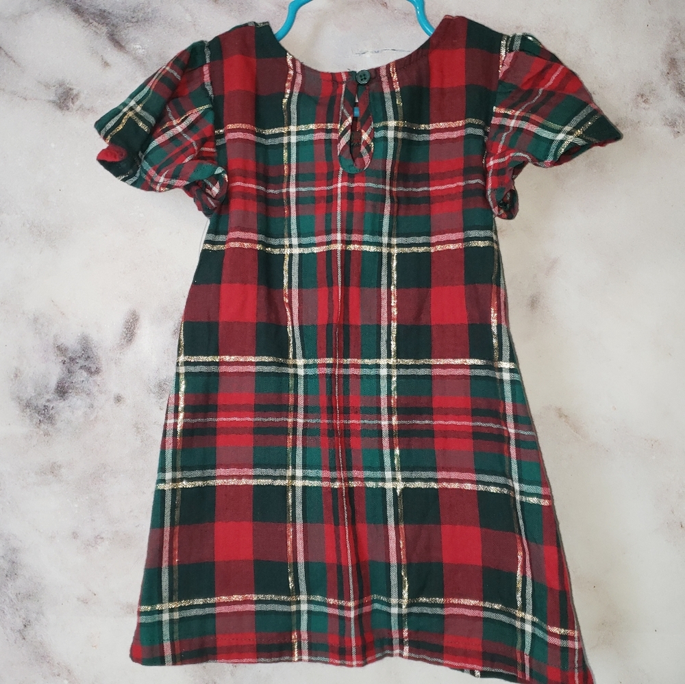 NEW! Payton & Parker plaid holiday dress 12-18mo - Picture 2 of 7